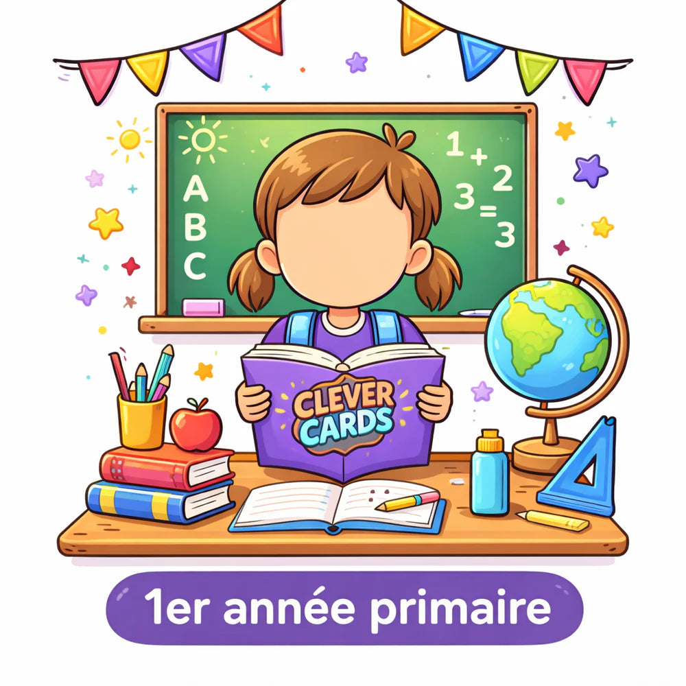 1re année primaire — Clever Cards