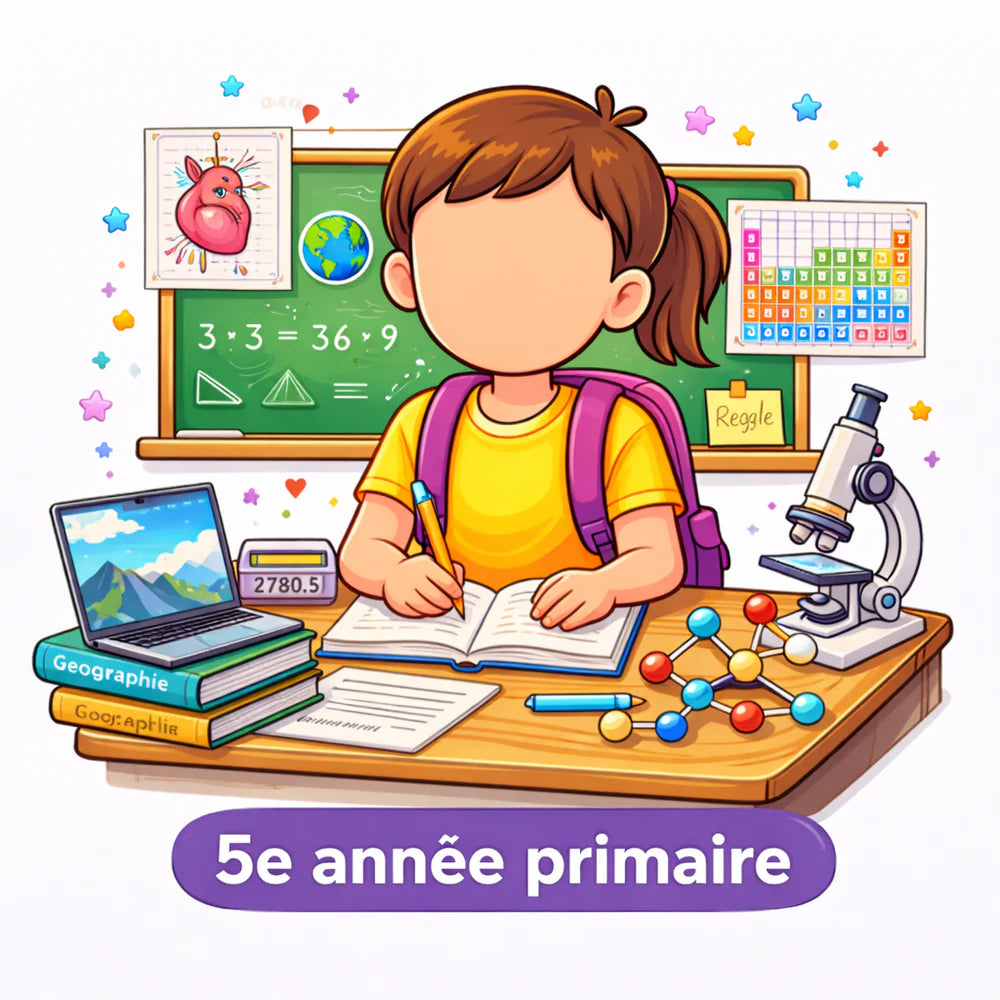 5e année primaire — Clever Cards