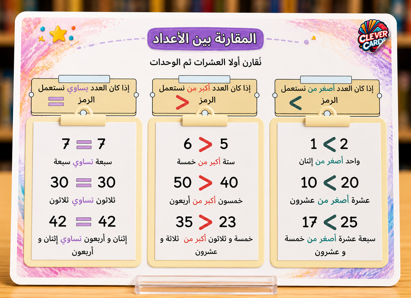 بطاقات الرياضيات – المستوى الثاني ابتدائي | Cartes de mathématiques – 2e année