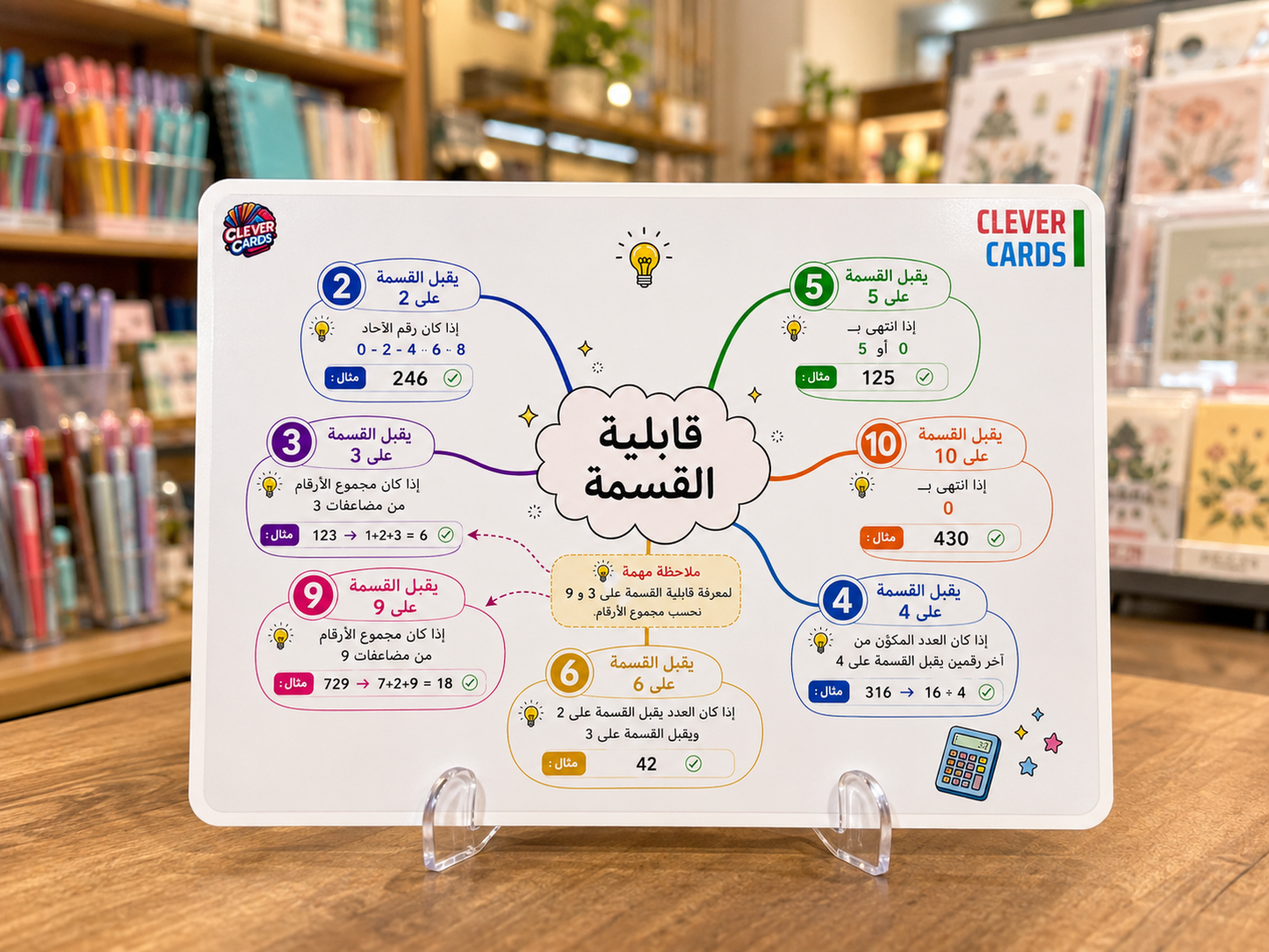 بطاقات الرياضيات – المستوى السادس ابتدائي | Cartes de mathématiques – 6e année