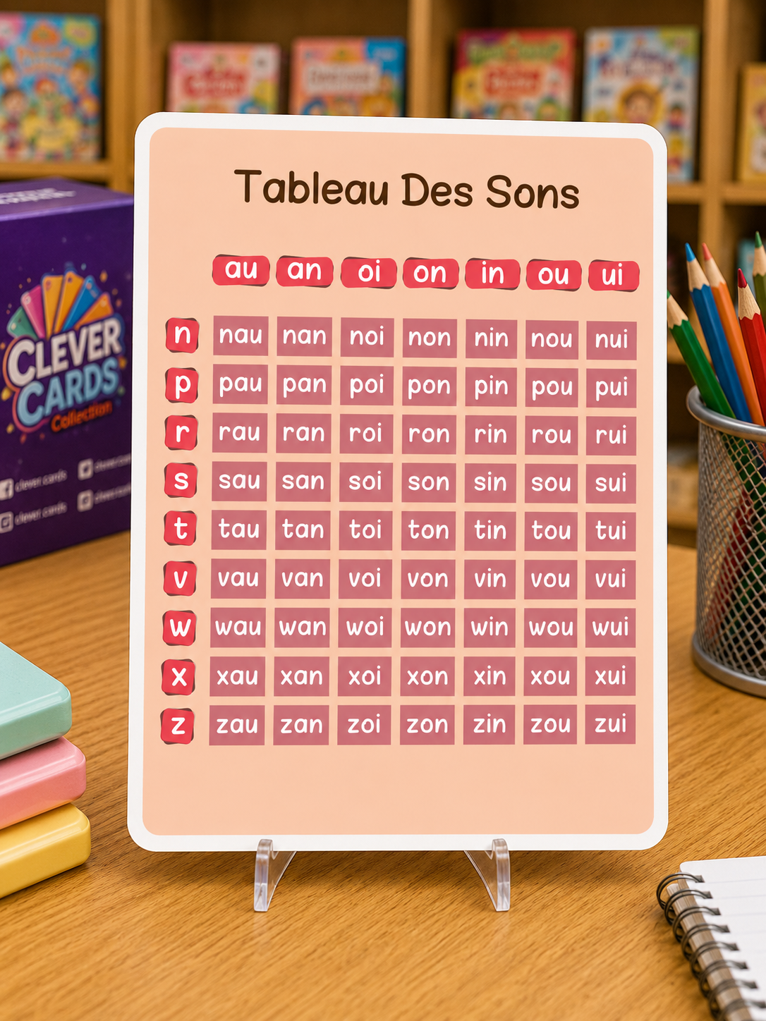 Cartes de syllabes françaises – Lecture dès 3 ans | بطاقات المقاطع الفرنسية