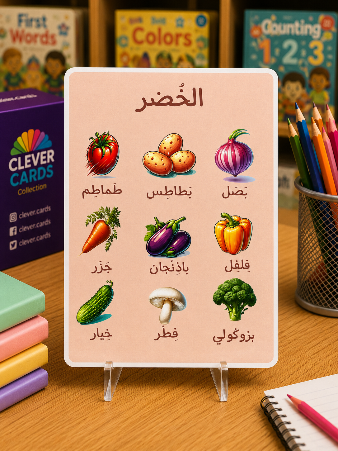 11 posters éducatifs – Français/arabe, dès 3 ans | 11 ملصقاً تعليمياً للأطفال