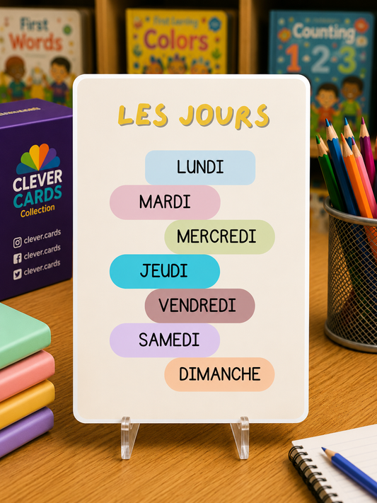 11 posters éducatifs – Français/arabe, dès 3 ans | 11 ملصقاً تعليمياً للأطفال