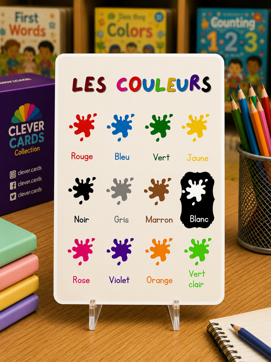 11 posters éducatifs – Français/arabe, dès 3 ans | 11 ملصقاً تعليمياً للأطفال