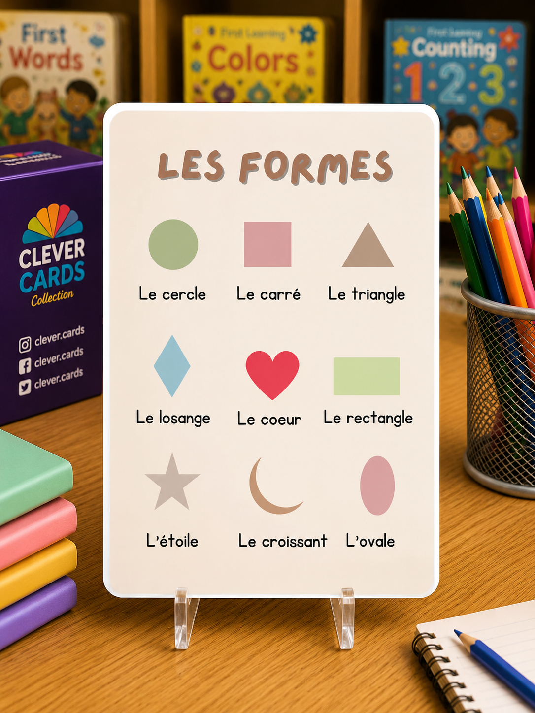 11 posters éducatifs – Français/arabe, dès 3 ans | 11 ملصقاً تعليمياً للأطفال