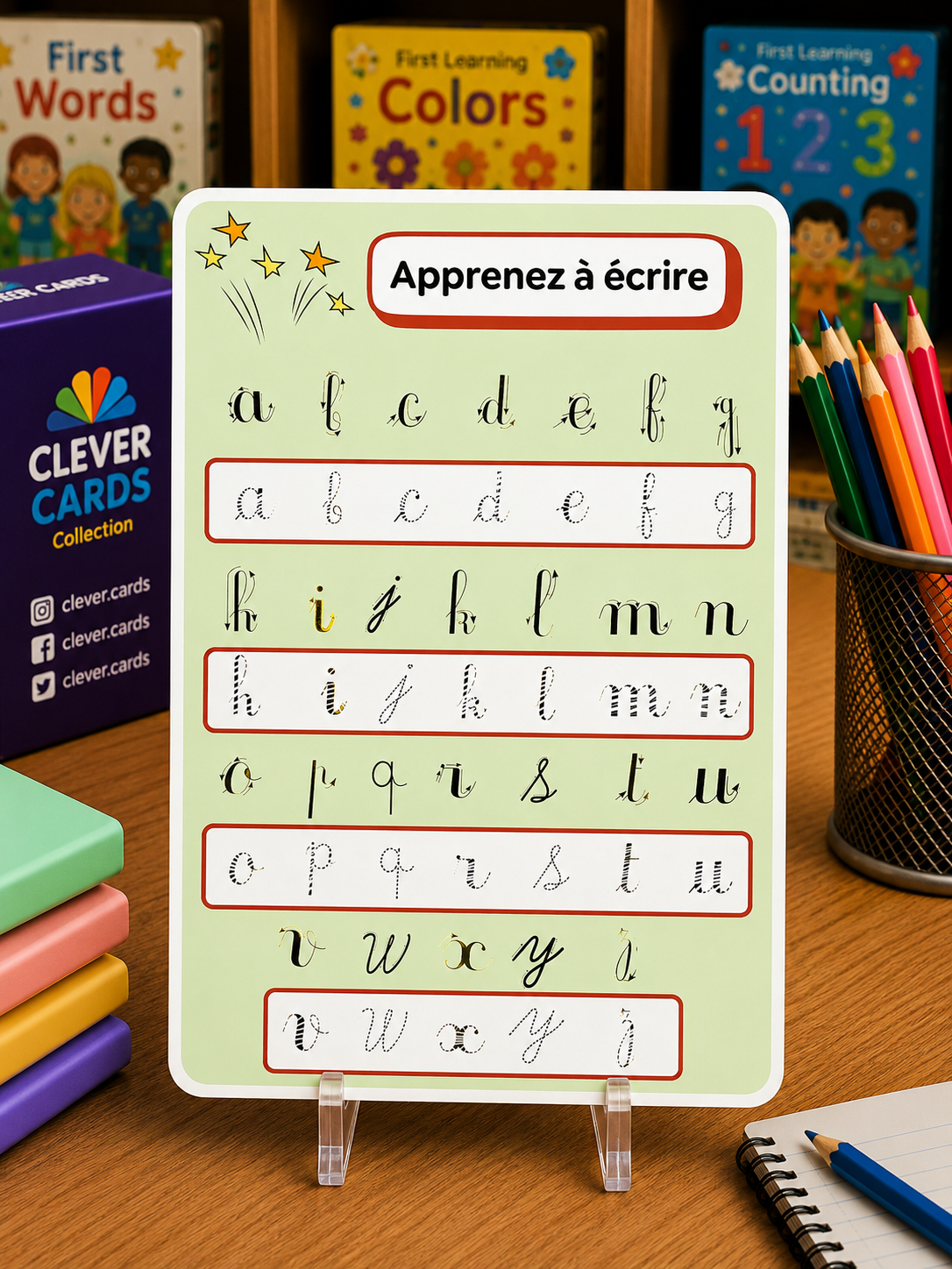 Kit interactif d’écriture – Maternelle/début primaire | عدة تفاعلية لتعلّم الكتابة