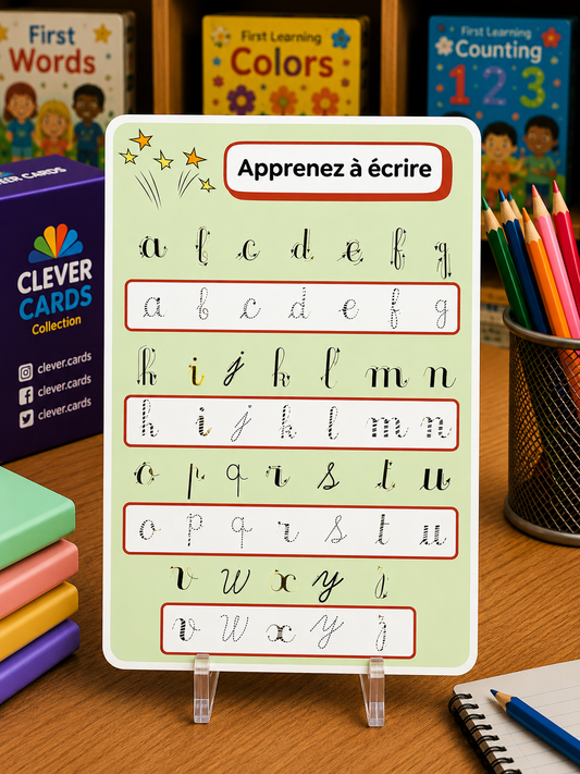 Kit interactif d’écriture – Maternelle/début primaire | عدة تفاعلية لتعلّم الكتابة