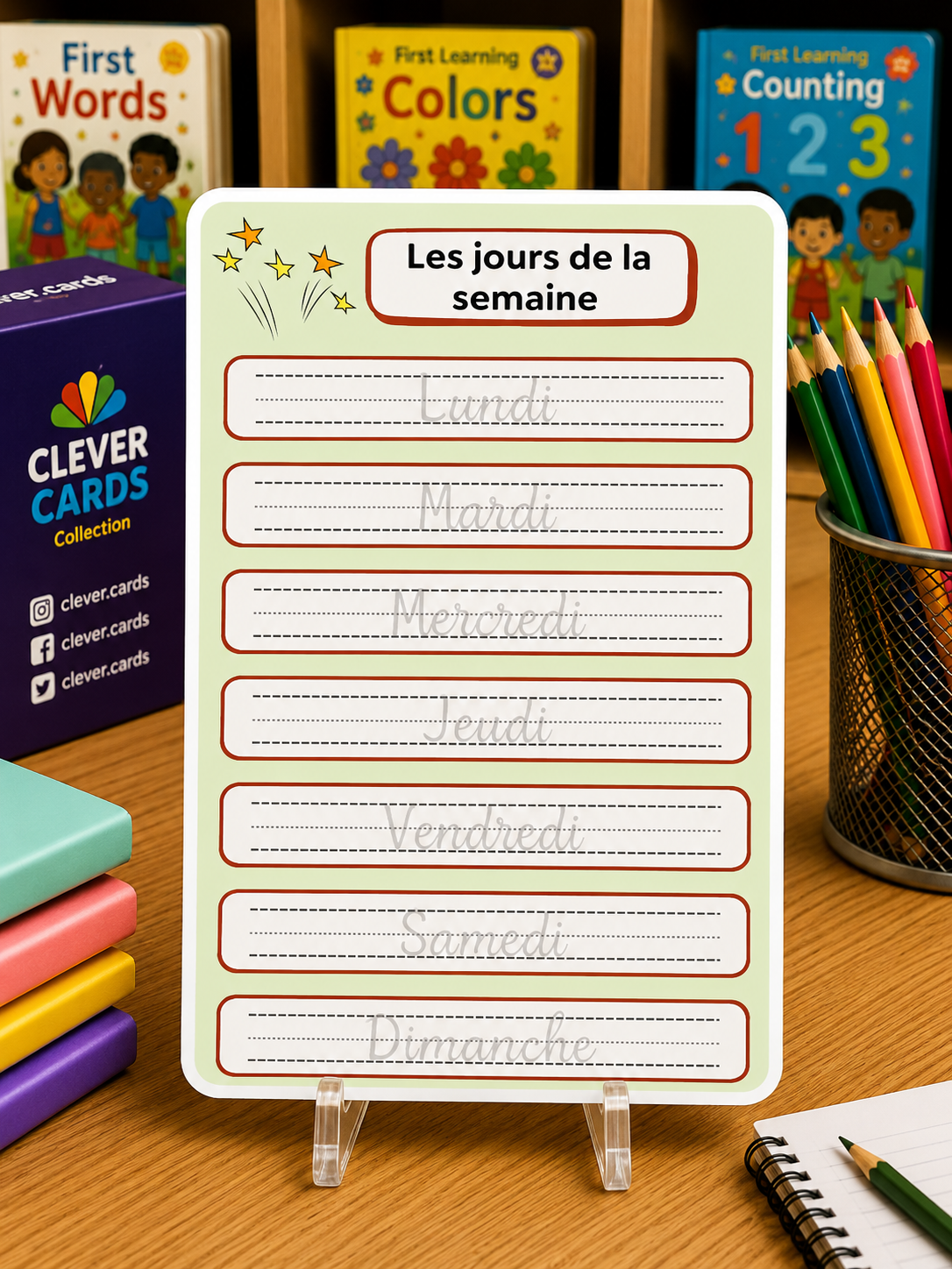 Kit interactif d’écriture – Maternelle/début primaire | عدة تفاعلية لتعلّم الكتابة