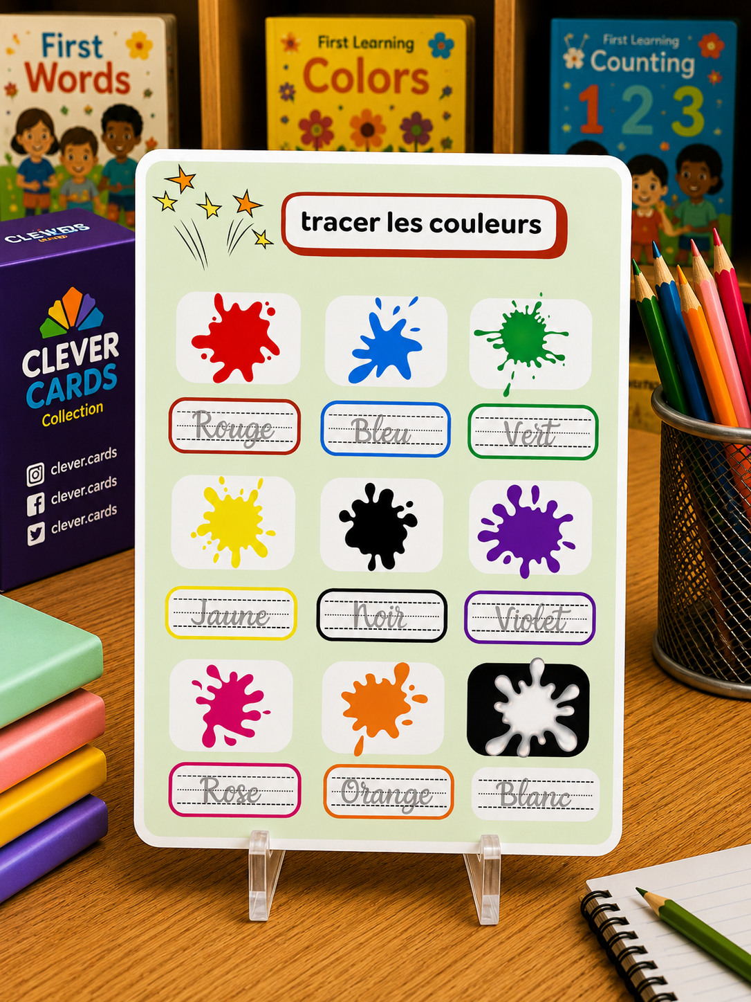 Kit interactif d’écriture – Maternelle/début primaire | عدة تفاعلية لتعلّم الكتابة