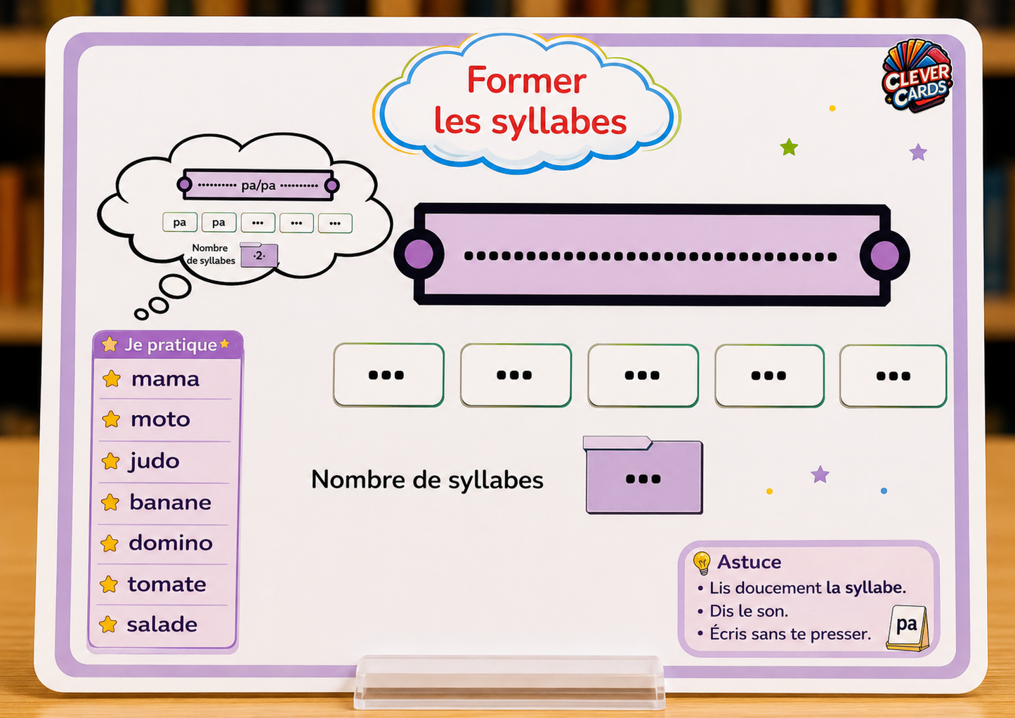 Cartes mentales de français – 1re année primaire | بطاقات ذهنية للفرنسية – المستوى الأول