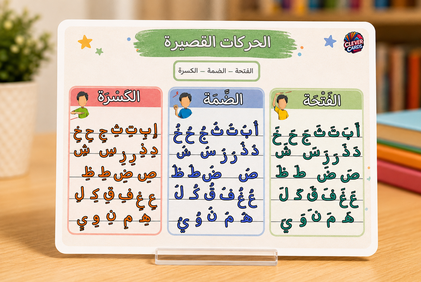 بطاقات اللغة العربية – المستوى الأول ابتدائي | Cartes d’arabe – 1re année