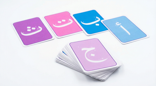 Cartes de tracé des lettres avec flèches – Français & arabe, dès 4 ans | بطاقات تتبع الحروف